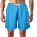 Srnede Mens Swim Trunks Swimsuit Trunks Swim Shorts Swimwear Blue