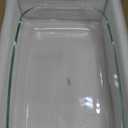 Amazon Basics Glass Baking Dishes with BPA-Free Lids, 6-Piece Set, Borosilicate Glass, Dishwasher and Oven-Safe, Linen Gray