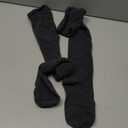 Bestjybt Women Thigh High Socks Cotton Warm Over the Knee Socks Long Knee High Boot Stockings Leg Warmer (One Size, Dark Grey)