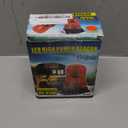 WOWTOU Roof Top Magnetic LED Red Strobe Beacon for Volunteer Firefighter Vehicles Police Cars Fire Trucks Forklift POV, 12V 24V Safety Warning Flasher Emergency Flashing Lights