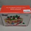 Toddlers Montessori Wooden Educational Toys for Baby Boys Girls Age 1 2 3 Year Old, Shape Sorting Toys 1st One First Birthday Girl Gifts for Kids 1-3, Wood Preschool Learning Fine Motor Skills Game