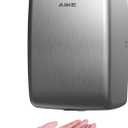 AIKE UL Approved Compact Jet Hand Dryer Hard-Wired Friendly, 1350W 120V Brushed Stainless Steel Model AK2803D