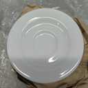 CAC China RCN-2 Clinton Rolled Edge 6-Inch Super White Porcelain Saucer, Box of 36