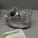 La Reveuse Electric Mini Food Chopper Vegetable Fruit Cutter Meat Grinder Mincer Small Food Processor with 1.3-Cup Prep Bowl, Silver