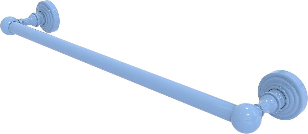Allied Brass WP-41/24-FTB Waverly Place Collection 24 Inch Towel Bar, Flat Troll Blue