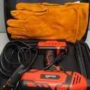 Sakertool Portable Welding Machine Electric: IGBT Handheld Welder with 5 Variable Current Adjustment - Hand Held Anti-Stick ARC Welder for Home Repairs - 110V Welding Machine Kit