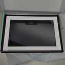 10.1 Inch WiFi Digital Picture Frame Frameo, Photo Frame Electronic HD IPS Touch Screen 1280x800 32GB, Wall Mountable Smart Cloud Slideshow, Send Photos from Your Phone Anywhere, Valentine's Day Gifts (Black)