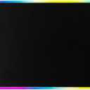 RGB Gaming Mouse Pad-14 Light Modes, Extended Soft LED Mouse Pad, Anti-Slip Rubber Base, Computer Keyboard Large Mousepad Mat, Waterproof Mousepads (25.6 * 11.6 Inch)