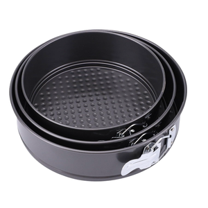 Springform Pan, Nonstick Cake Pan, Round cheesecake pan with leak-proof non-stick bottom removable bakeware.3 pieces 3 sizes, 18, 20 and 22 cm for Cakes, Cheesecakes, Pizzas and Quiches.