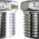 2 Pcs Stainless Steel Bushing 3/4" Male to 1/4" Female, 3/4" to 1/4" NPT Adapter Hex Reducing Pipe Adapter Fitting Stainless Steel Fitting Pipe Hose Tube Adapter Convert