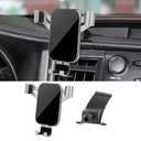 LUNQIN Car Phone Holder for Toyota Highlander 2014 2015 2016 2017 2018 2019 and Toyota Highlander Hybrid 2014-2019 Auto Accessories Best Cell Phones Mount Cellphone Mobile Cradle Charging GPS Stand