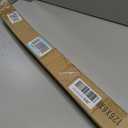 Fainne 25 Pcs Shelf Label Strips 1.5''H x 48" L Self Adhesive Shelf Label Holder Gondola Price Tag Stick on Plastic Clear Ticket Channel for Metal Wood Plastic Rack(White)