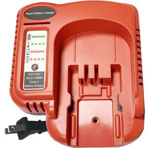 BDFC240 9.6V-24V Battery Charger Compatible with Black & Decker 24V 18V 14.4V 12V 9.6V Firestorm Battery HPB18-OPE HPB18 HPB14 HPB12 HPB96 HPB24 244760-00 A1718 FS180BX FS18C FS18FL FSB18