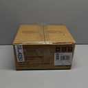 Small Foot Stool Ottoman, Round Pouf Foot Rest, Footstool Ottomans with Rubber Legs Under Desk, Faux Leather Footrest for Couch, Living Room, Bedroom, Hallway, Office, 13''L x 13''W x 10.2''H