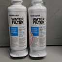 Samsung HAF-QIN-2P/EXP Genuine Refrigerator Water Filter, Reduces 99% of Harmful Contaminants for Clean, Clear Drinking Water, 6-Month Life, Easy Install, Pack of 2