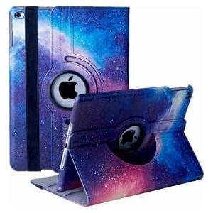 CenYouful Case for iPad Fit 2018/2017 9.7 6th/5th Generation - 360 Degree Rotating Case Cover with Auto Wake/Sleep Compatible with iPad 9.7 Inch 2018/2017 (Galaxy)
