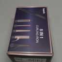 5 In 1 Curling Iron with Thermal Brush and 4 Interchangeable Ceramic Barrels(1/2 to 1 1/2 Inch), Curling Wand Set with Flat Iron, Fast Heating, Dual Voltage Hair Curler, Gifts for Women (Rose Gold)