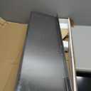 ROCKPOINT Stainless Steel Shelf 12 x 48 Inches 350lb, NSF Metal Commercial Shelves Wall Mount Floating Shelving with Backsplash for Restaurant, Kitchen, Home and Hotel, Silver