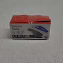 Sunbeam Hot-2-Trot Travel Steam Iron, 800 Watt Dual Voltage 120/240, Compact Size, Portable, Non-Stick Soleplate, Soft Touch Handle, Horizontal or Vertical Use, White and Blue (Small)