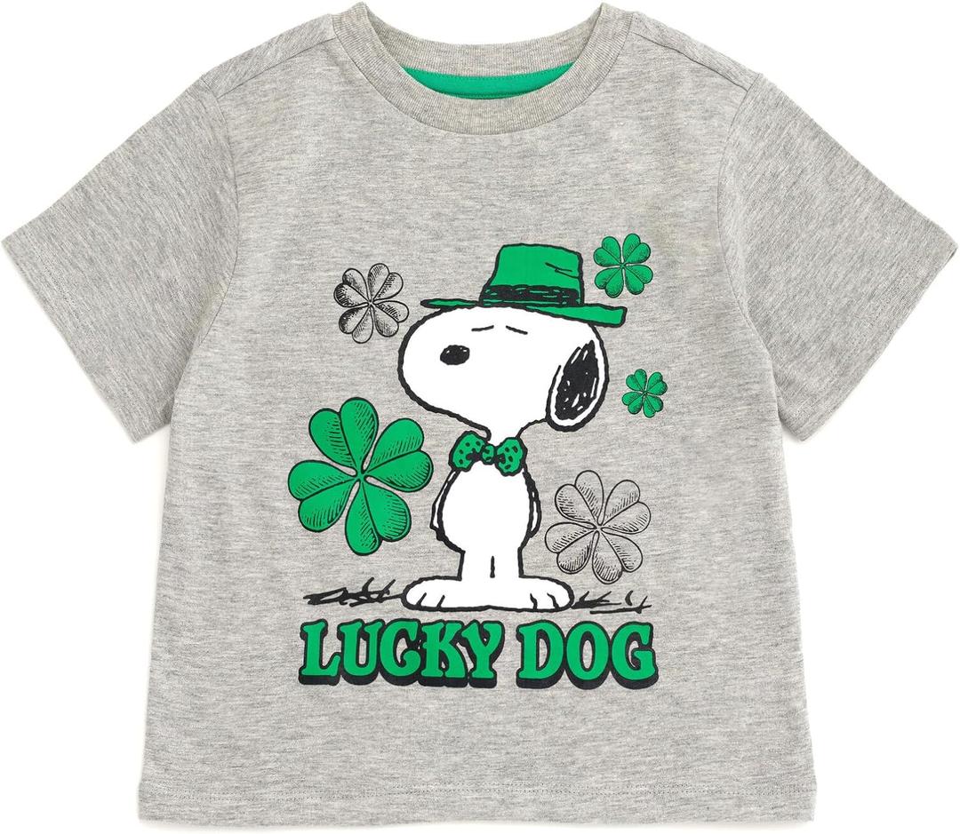 Peanuts Halloween Christmas Valentines Day July 4th St. Patrick's Day T-Shirt Toddler to Big Kid Sizes (14-16)