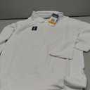 IZOD Uniform Young Men's Long Sleeve Pique Polo Size S