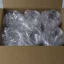 200 PACK 9 oz Clear Plastic Cups with Flat Lids