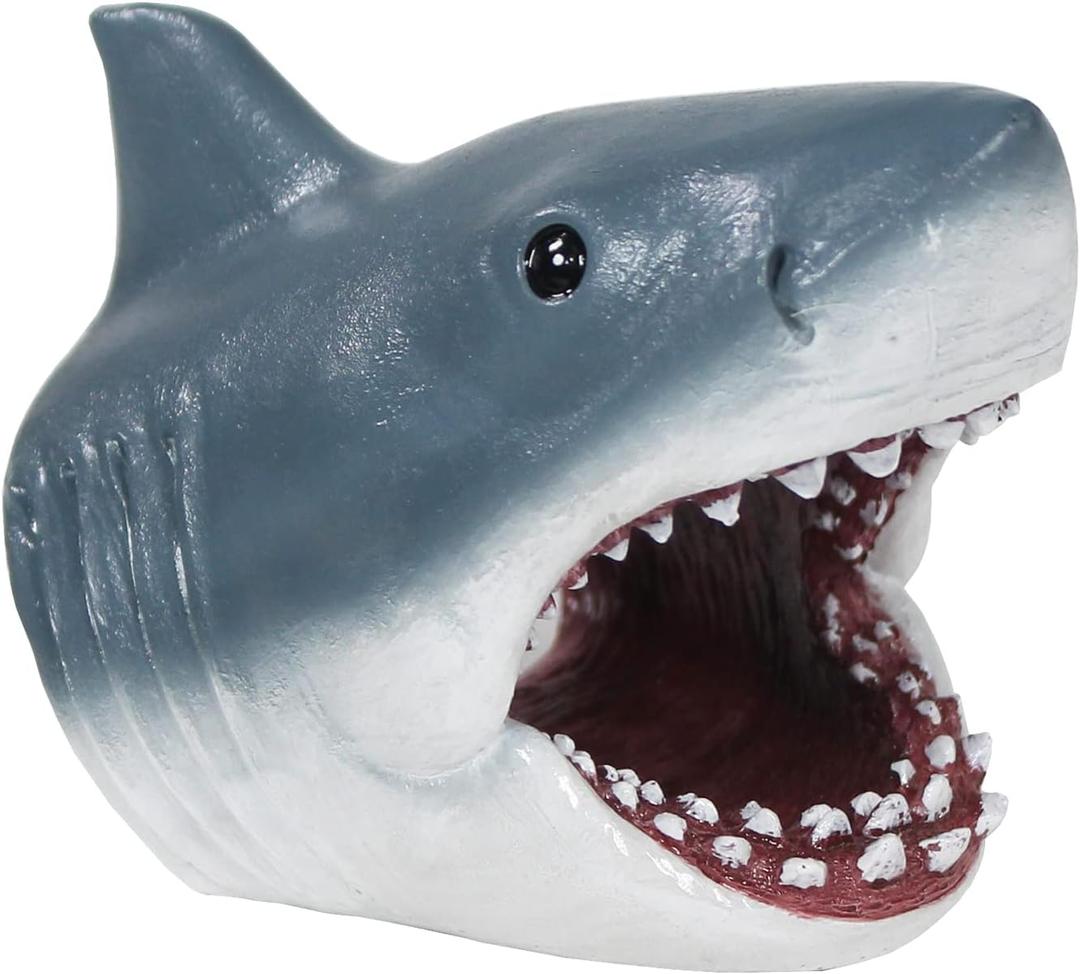 Penn-Plax Jaws Officially Licensed Aquarium Decoration  Shark Swim-Through  Safe for Freshwater and Saltwater Fish Tanks  Small