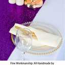 ShiDianYi Sequin Table Runner - 12x72-Inch Purple Sparkle Table Cover/Cloth for Wedding Party Decoration
