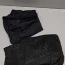 Aqua Eve Women Plus Size Tankini Swimsuit Two Piece Flowy Swimdress Bathing Suits with Shorts (Black Mesh)