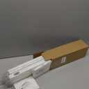 RICHER HOUSE Floating Shelves Bathroom, White Floating Shelves for Wall, Above Toilet Bathroom Shelves, Wall Mounted Hanging Shelves for Bedroom, Kitchen, Living Room Decor - White (1+1)