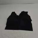 Vermilion Bird Women's 3 Pack Seamless Comfortable Sports Bra with Removable Pads (4X-Large, Black)