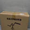 Arm Bike for Physical Exercise, Compact Arm Exerciser, Adjustable Resistance, Home Use Silent Exercise Machine Bike, for Arm and Shoulder Workout (White)