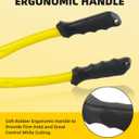 DOWELL14" Bolt Cutter, Small Mini Bolt Cutter for Wire with Soft Rubber Grip, Chrome Molybdenum Steel Blade (14")