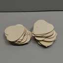 50PCS Wooden Hearts for Crafts, 4 Inch Unfinished Wood Hearts Shape Cutout Slices Pieces for DIY Crafts Projects Painting Staining Burning Engraving Carving Coasters