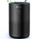 Air Purifiers for Bedroom up to 588 Ft, 20dB Bedroom Air Purifier for Small Room Removes Dust Pets Hair Smoke Odor with Aromatherapy Function(Black) (Standard Size)