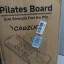 Pilates Board,Push Up Board,Foldable Pilates Reformer Board for Home, 6 in 1 Pilates Sliding Board,Chest Muscle Exercise Professional Equipment,Burn Fat Strength,Training Arm Men & Women Black
