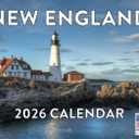 New England Calendar 2026 Monthly Wall Calender 12 Month | American Made In The USA