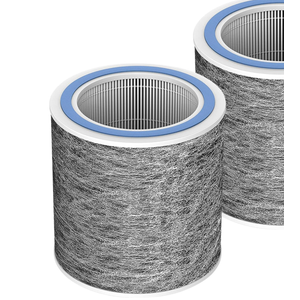 HP152 HP102 HEPA Replacement Filter for Shark Air Purifier HP152 & HP102 & HP102PET & HC452 & HP132 & HC450 & HC451,3-in-1 H13 True HEPA Activated Carbon Pre-Filter,Compare Part #HE1FKPET, HE1FKBAS, Pack of 4