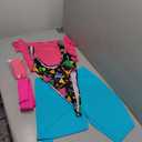 Morph 80s Workout Outfit for Women 90s Retro Workout Outfits 80 s Aerobics Outfit Halloween Costume for Womens (Medium)