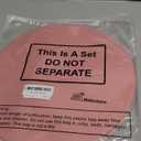 100 Pcs Pink Paper Place Mats Disposable Paper Placemats Wedding Bridal Shower Halloween Thanksgiving Winter Holiday Birthday Party Supplies Home Dinning Decor(Wedding Pink,13 Inch)