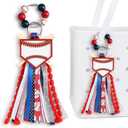 Sports Bag Tassel Charms for Women Personalized Mom Bag Sports Tassel Charm for Backpack Keychain mother gifts(Baseball)