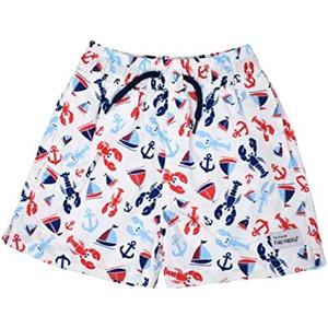 Flap Happy Boys' UPF 50+ Wesley Swim Trunks with Mesh Liner, Size 6M
