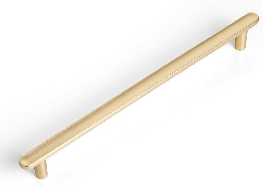 Goo-Ki 6 Pack 7 9/16" Classic Curvature Champagne Bronze Cabinet Handles - Timeless Appeal Meets Modern Functionality for Kitchen Drawer Improvement