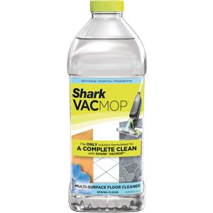 Shark VACMOP Multi-Surface Cleaner Refill 2L Bottle, Compatible with VM252 & VM180, Cleans & Disinfects Sealed Finished Floors, Stone, Laminate & Tiles, Spring Clean Scent, VCM60