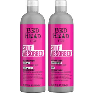 TIGI Bed Head by Shampoo and Conditioner For Dry Hair Self Absorbed Nourishing Hair Care to Visibly Repair Hair and Strengthen it From Within 25.36 Fl Oz (Pack of 2)