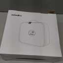 MOMIRA Travel Makeup Bag Cosmetic Bag with Lighted Mirror, Adjustable Brightness in 3 Color Scenarios, Waterproof, 10x Magnifying Mirror, Rotatable Independent Light Mirror- Black(Solid)