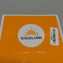 GIGALUMI Solar Pathway Lights 12 Pack, Stainless Steel IP44 Waterproof Auto On/Off Outdoor LED Solar Landscape Lights for Garden, Yard, Patio, Path and Walkway (Warm White)