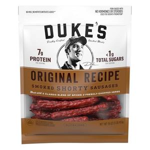 Duke's Pork Original Smoked Shorty Sausages, 7g Protein Per Serving, Great for Charcuterie Boards, 16 oz.Pack of 8 By DEC 27 2025