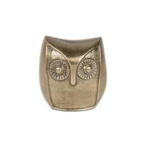 5.5-Inch Handcrafted Brass Owl Showpiece – Vastu & Feng Shui Decorative Figurine for Home, Office & Gift