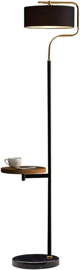 Hsyile KU300244 with USB Charging Ports Modern Reading Contemporary Modern Creative Floor Lamp for Living Room Bedroom Office - E26 Base - with a Table